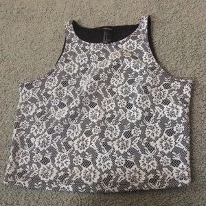 Waist length/crop top